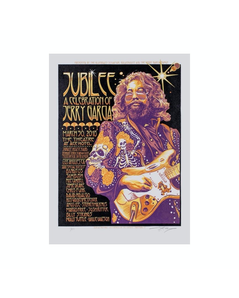 Jerry Garcia Jubilee Limited Edition Event Poster $5.85 Decor