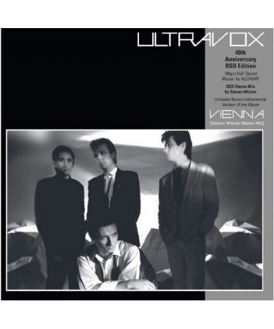 Ultravox VIENNA (STEVEN WILSON MIX) (40TH ANNIVERSARY/2LP/CLEAR VINYL) (RSD) Vinyl Record $14.36 Vinyl