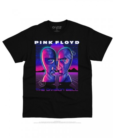 Pink Floyd Division Bell Vaporwave Black T-Shirt $15.05 Shirts