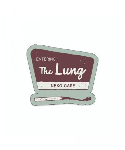 Neko Case Entering the Lung Stickers $1.65 Accessories