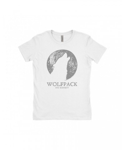 Syd Barrett Ladies' Boyfriend T-Shirt | Wolfpack Distressed Shirt $11.73 Shirts