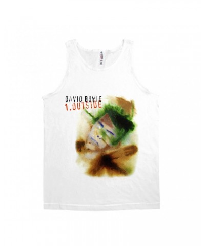 David Bowie Unisex Tank Top | 1. Outside Album Cover Shirt $8.48 Shirts