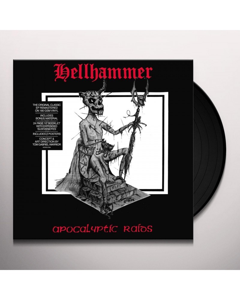 Hellhammer Apocalyptic Raids Vinyl Record $11.62 Vinyl