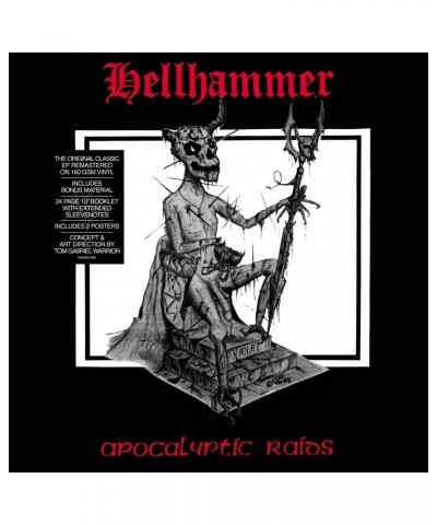 Hellhammer Apocalyptic Raids Vinyl Record $11.62 Vinyl