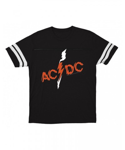 AC/DC T-Shirt | Vintage Retro Powerage Logo Football Shirt $11.53 Shirts