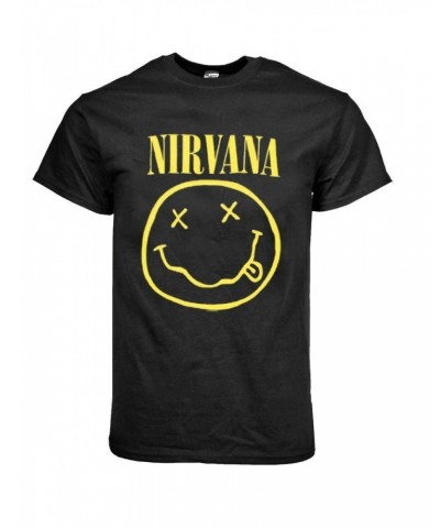 Nirvana T Shirt | Nirvana Smile Front Print T-Shirt $7.66 Shirts