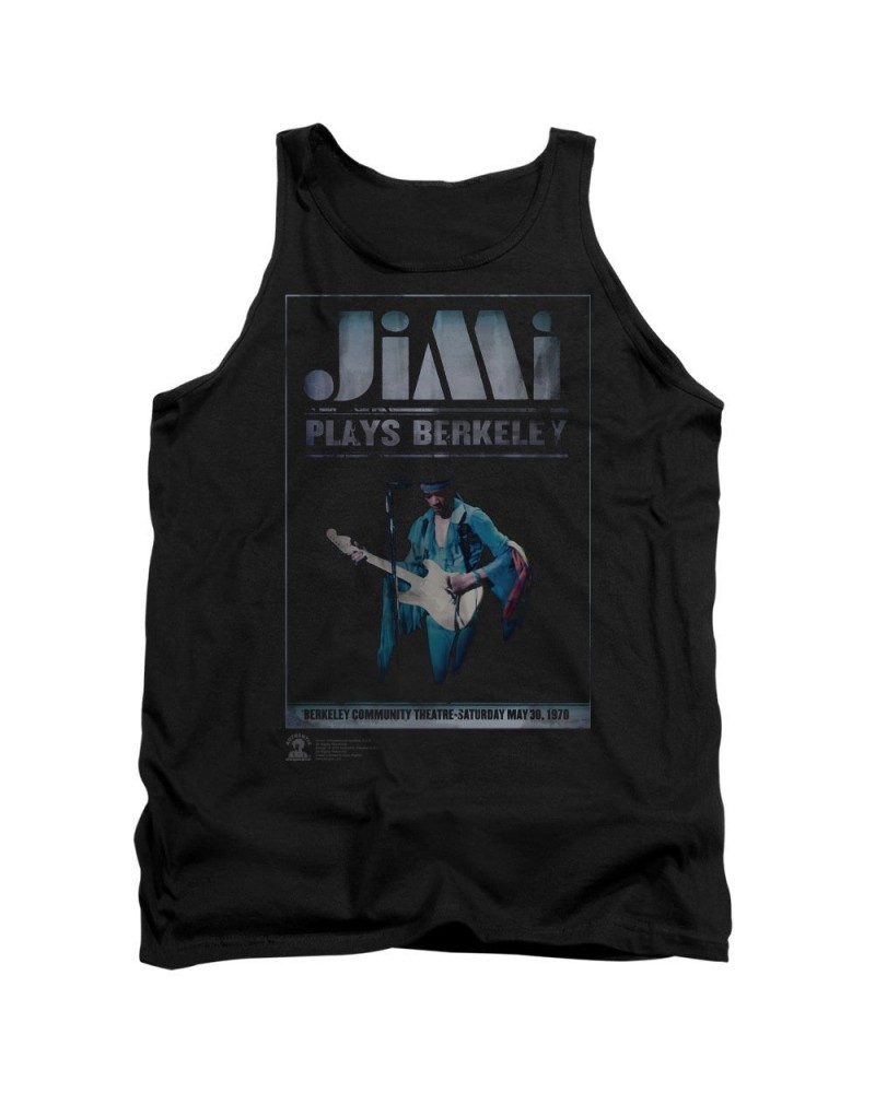 Jimi Hendrix Jimi Plays Poster Tank Top $8.75 Shirts