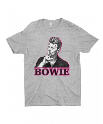 David Bowie T-Shirt | Black And White In Pink Photo Shirt $9.98 Shirts