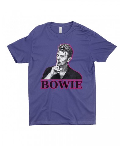 David Bowie T-Shirt | Black And White In Pink Photo Shirt $9.98 Shirts