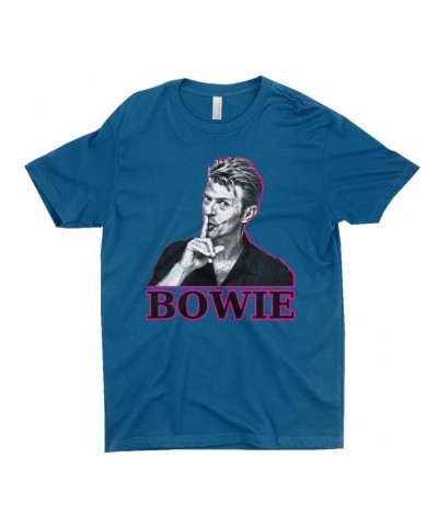 David Bowie T-Shirt | Black And White In Pink Photo Shirt $9.98 Shirts