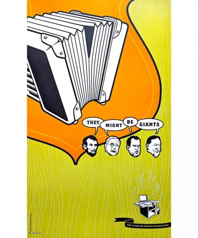 They Might Be Giants TMBG Party Poster $11.70 Decor