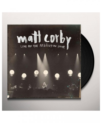 Matt Corby LIVE ON THE RESOLUTION TOUR EP (AUS) (Vinyl) $31.00 Vinyl