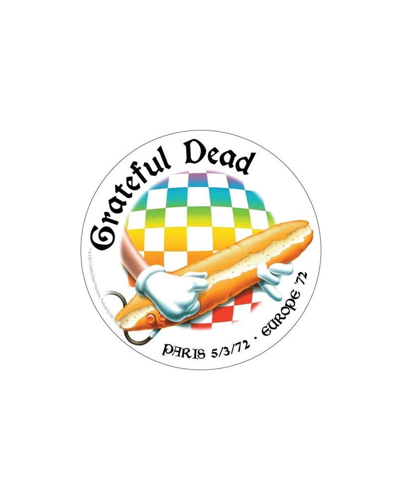 Grateful Dead Paris '72 Sticker $3.96 Accessories